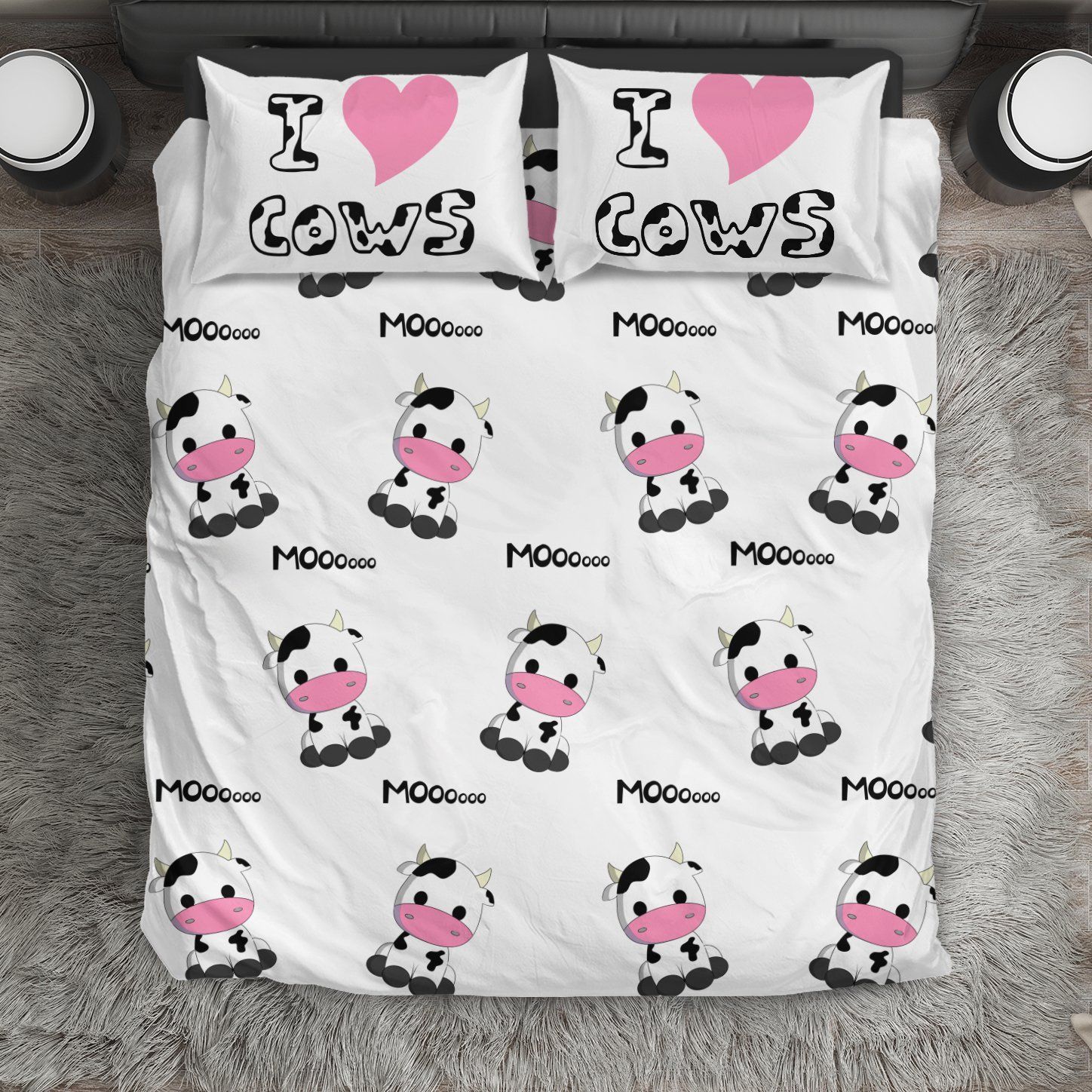 Cow Bedding Set