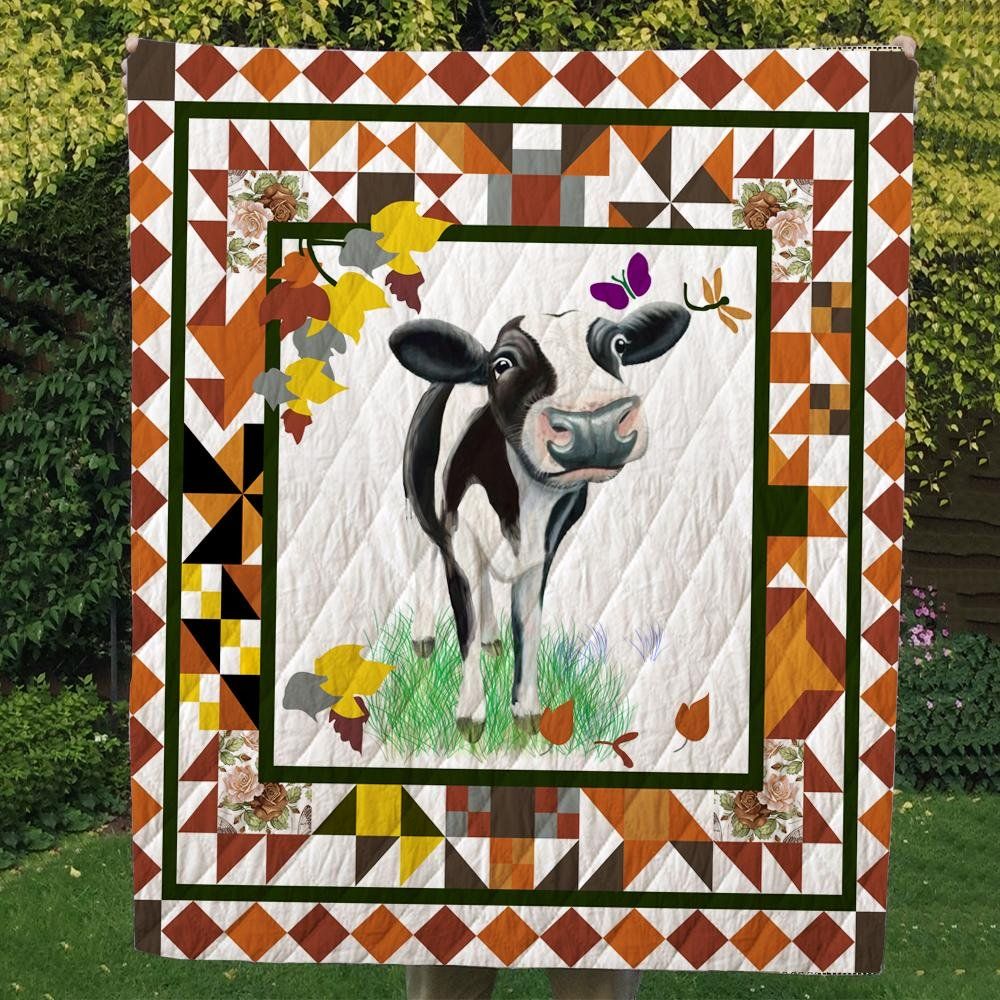 Cow CL14100158MDQ Quilt Blanket