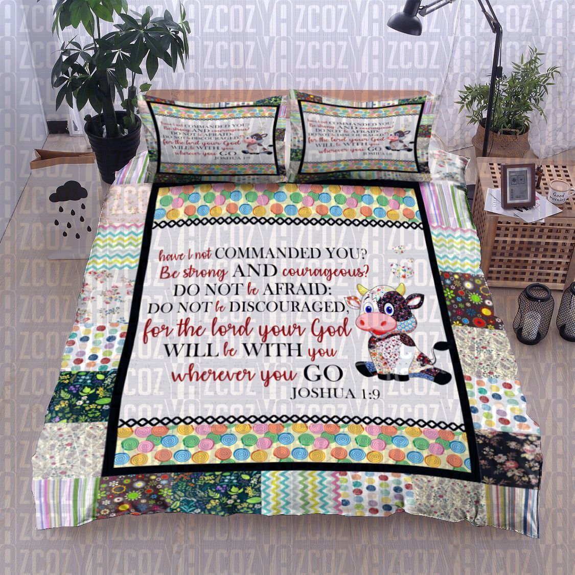 Cow Bedding Set
