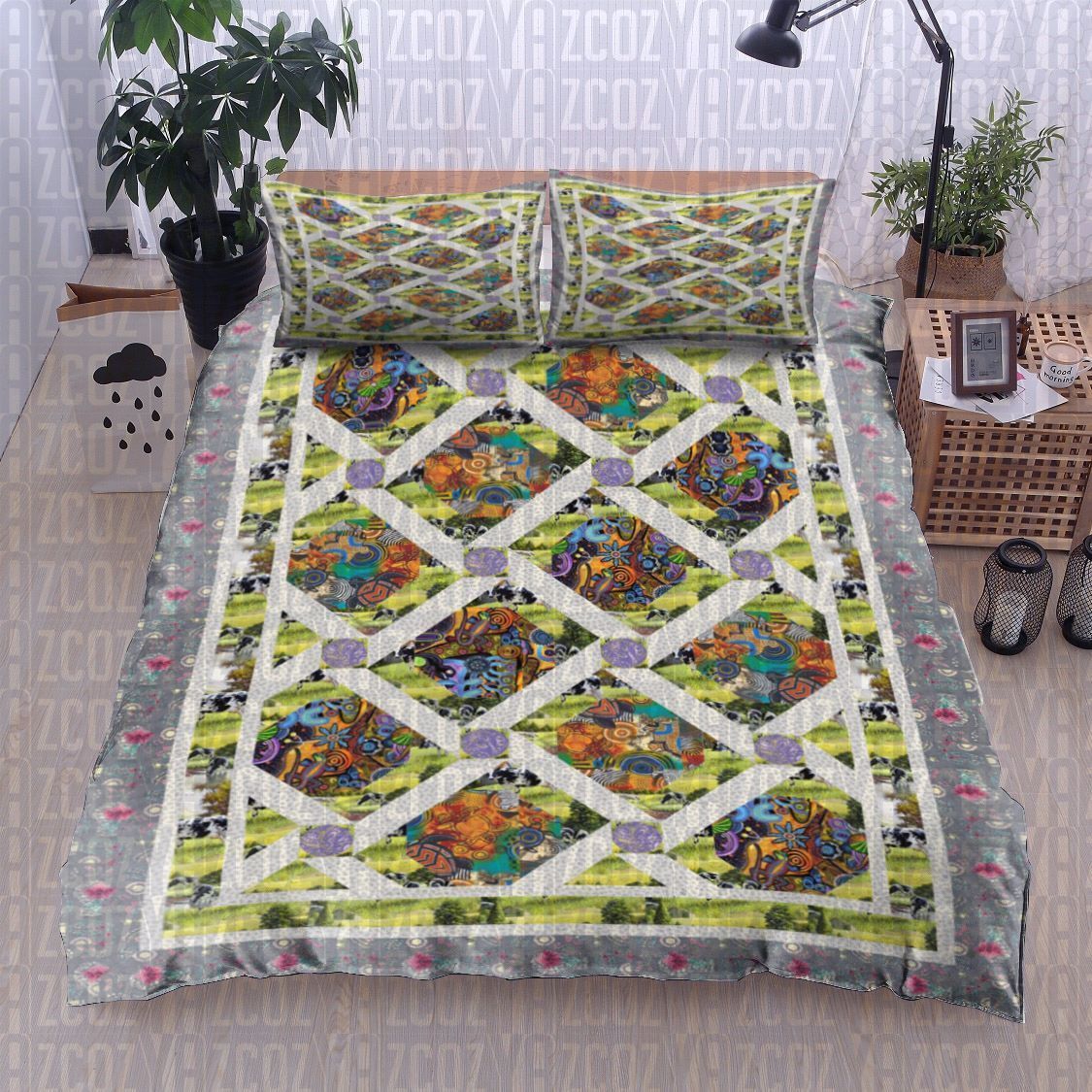 Cow Bedding Set