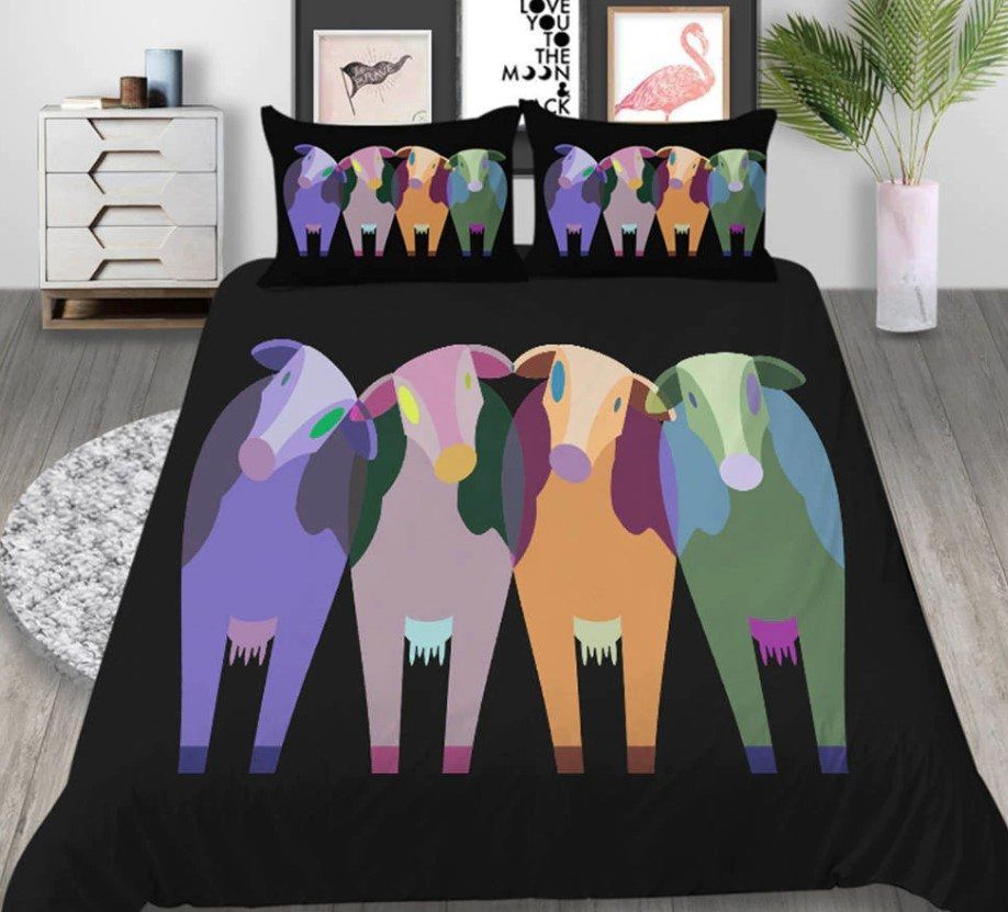 Cow Bedding Set