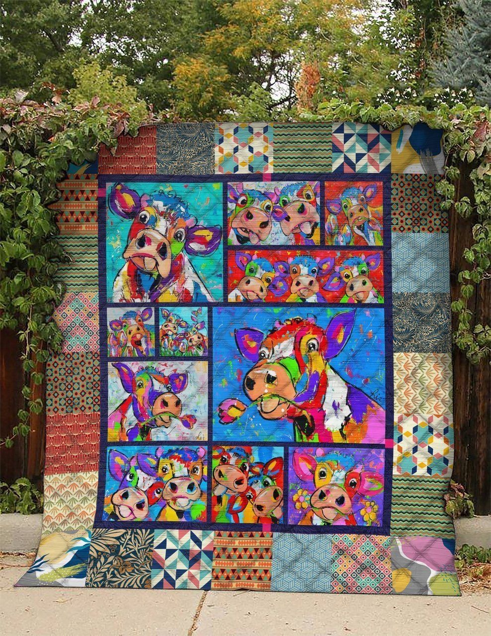 Cow CLA13120652Q Quilt Blanket