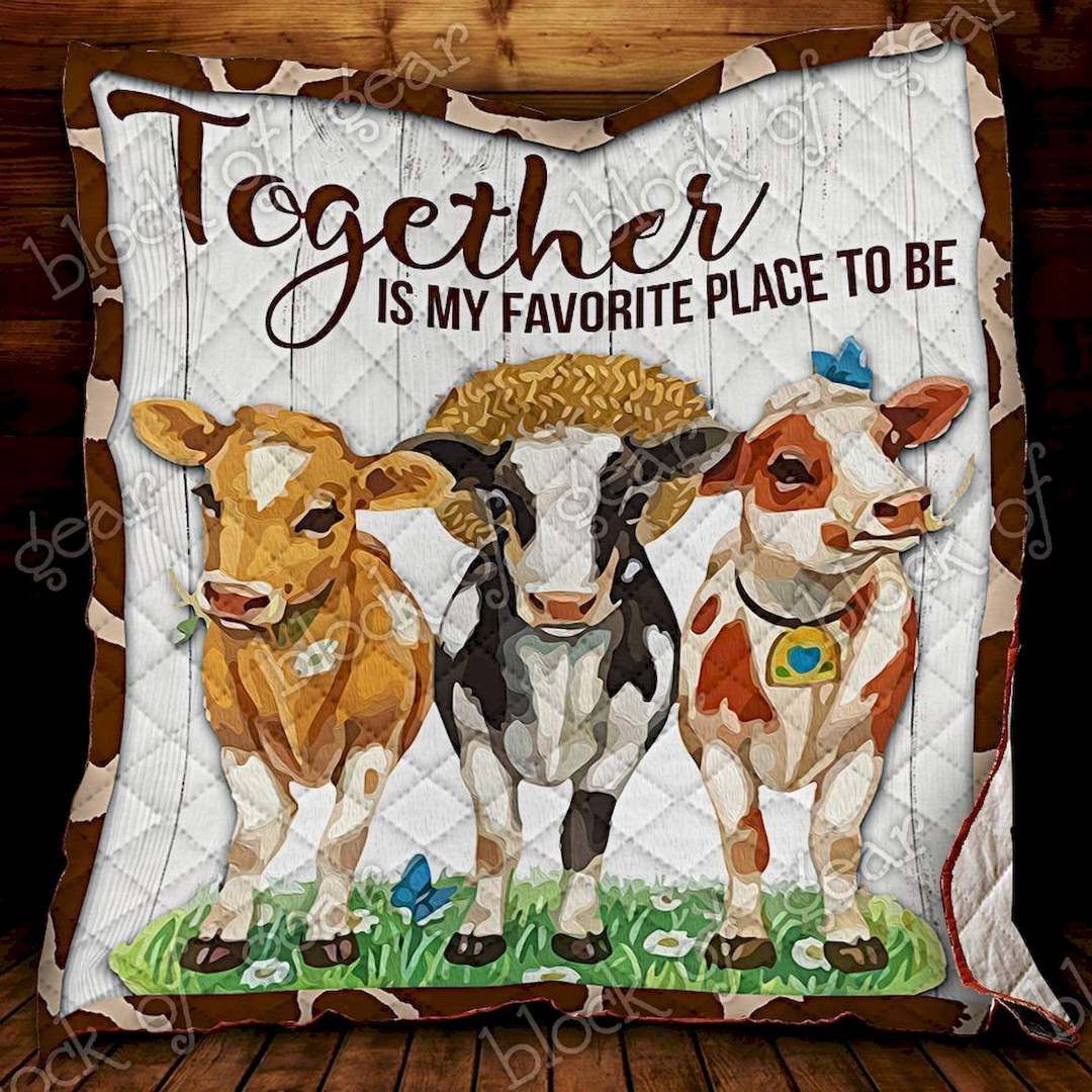 Cow CLD180725 Quilt Blanket