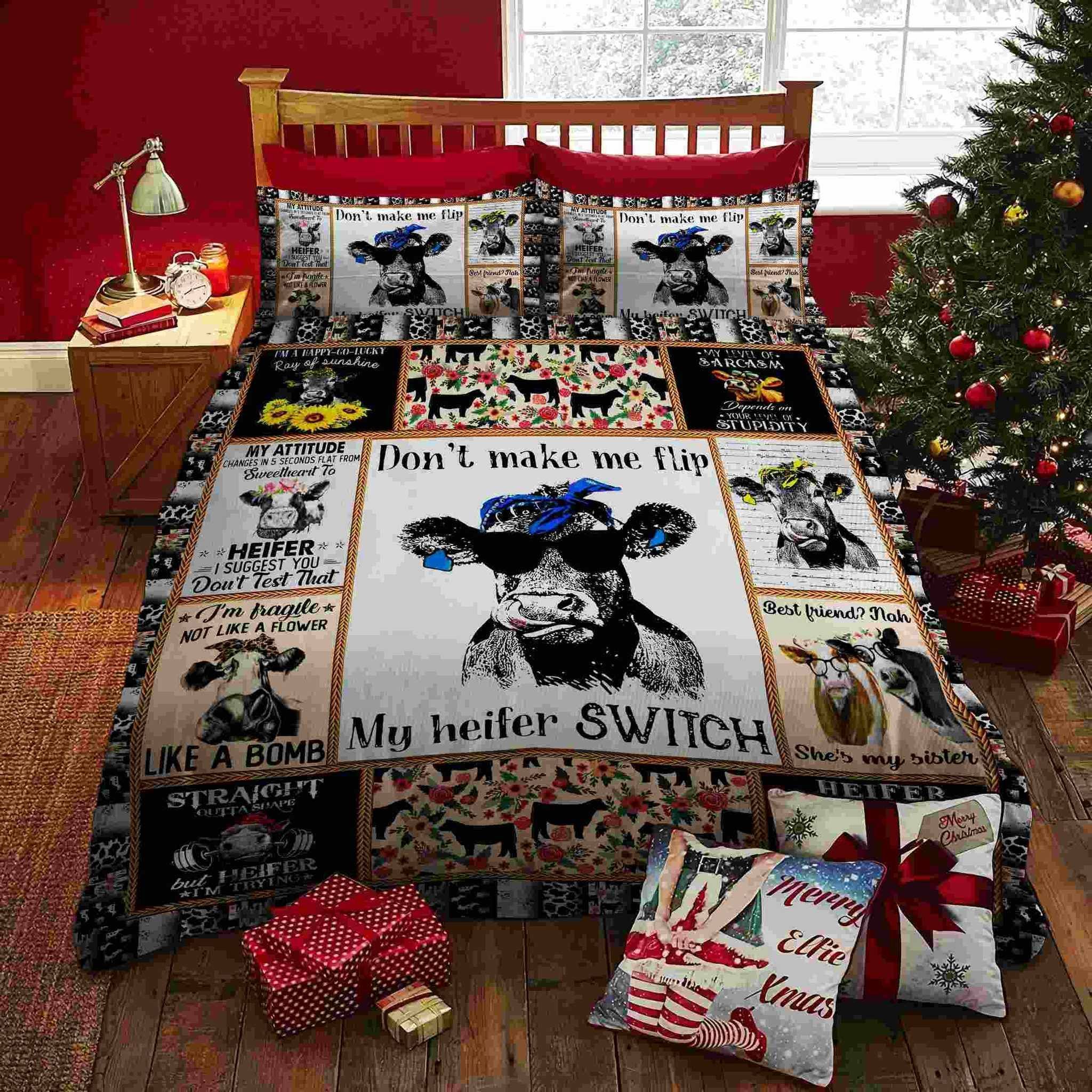 Cow Bedding Set