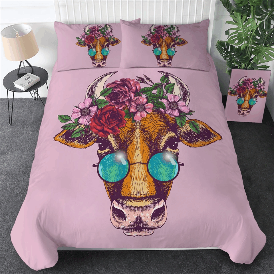 Cow Bedding Set