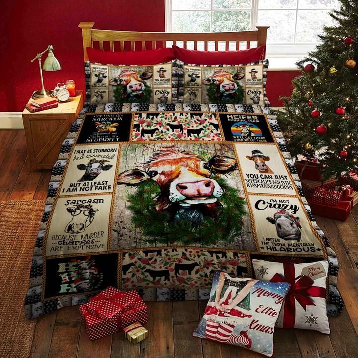 Cow Bedding Set