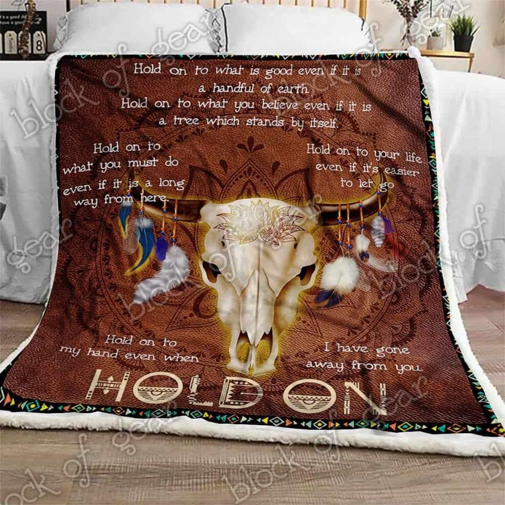 Cow Sherpa Fleece Blanket