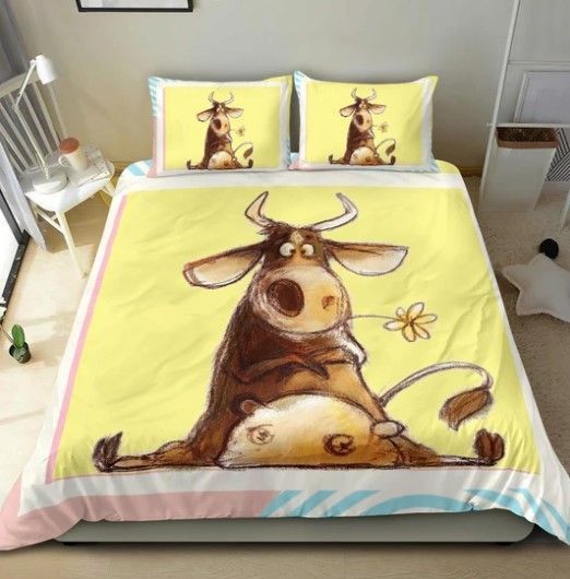 Cow Bedding Set