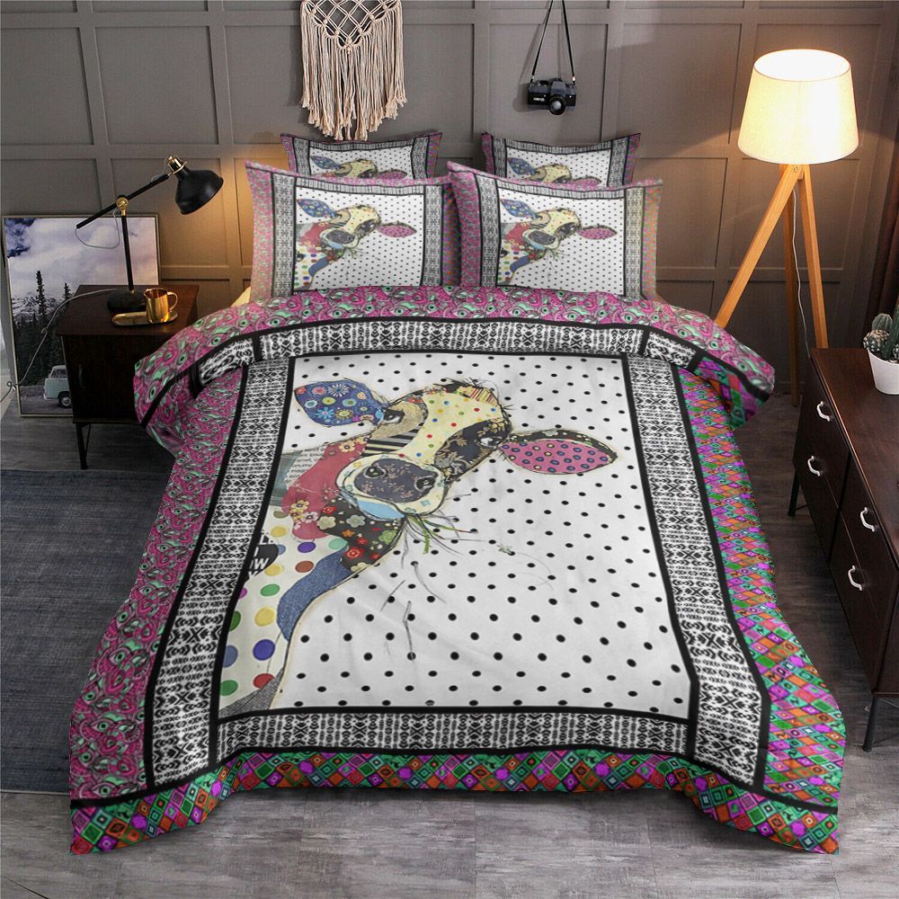 Cow Color Bedding Set