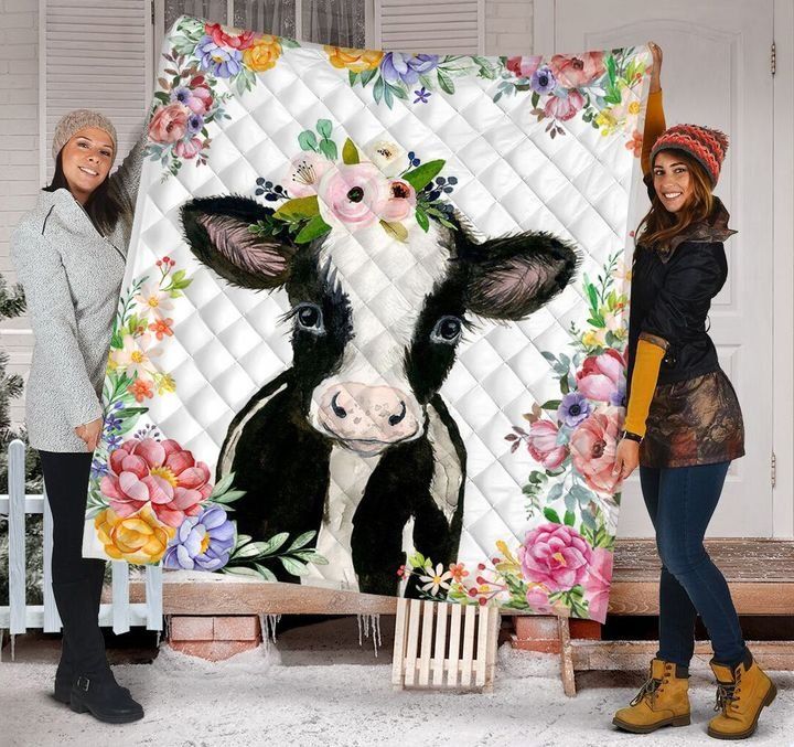 Cow Cute DTC2311779 Quilt Blanket