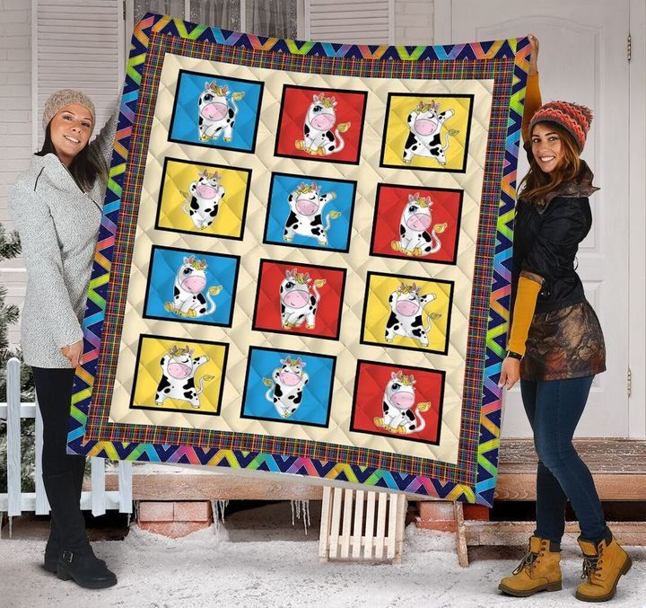 Cow Cute DTC2311780 Quilt Blanket