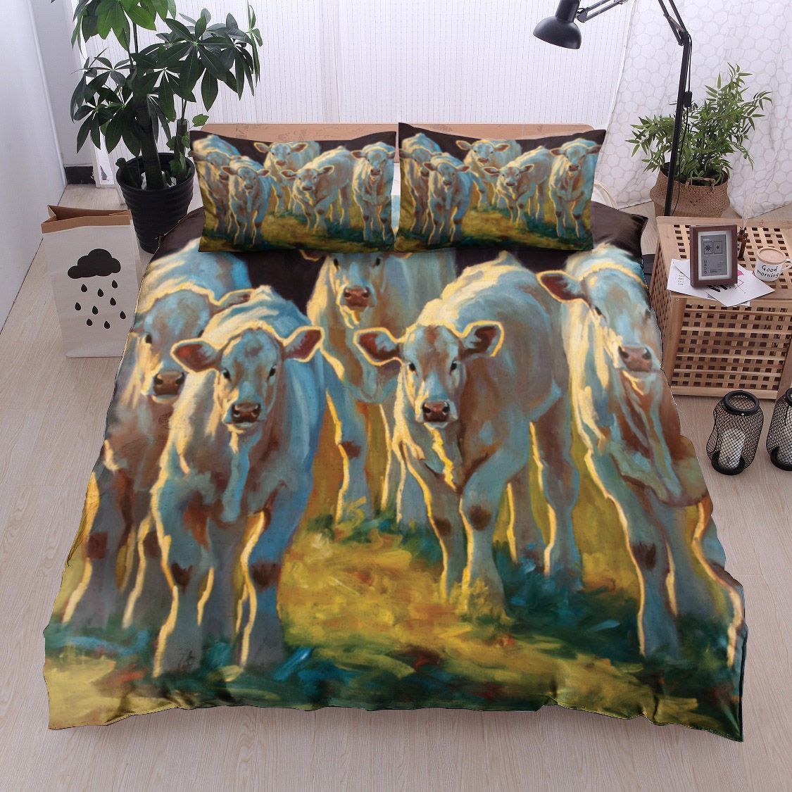 Cow Bedding Set