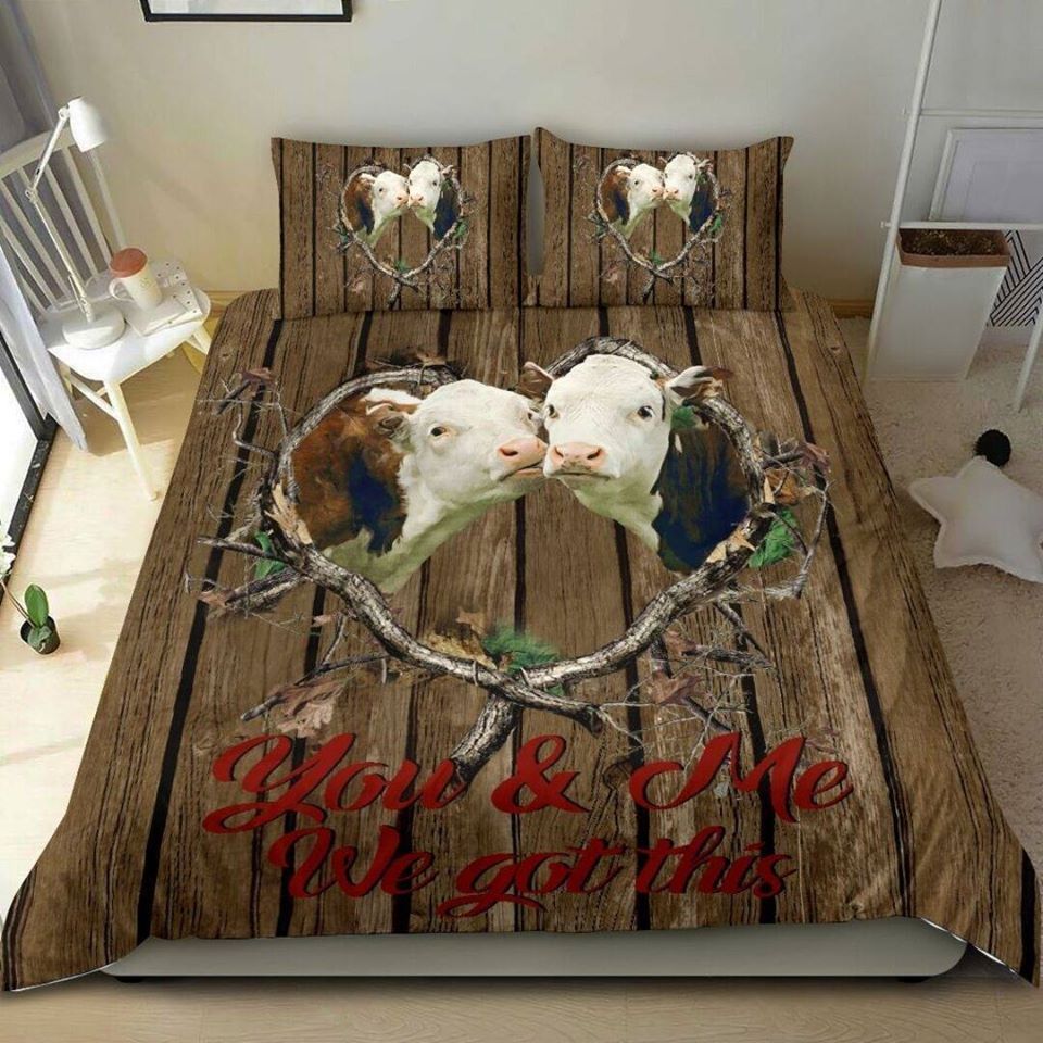 Cow Bedding Set