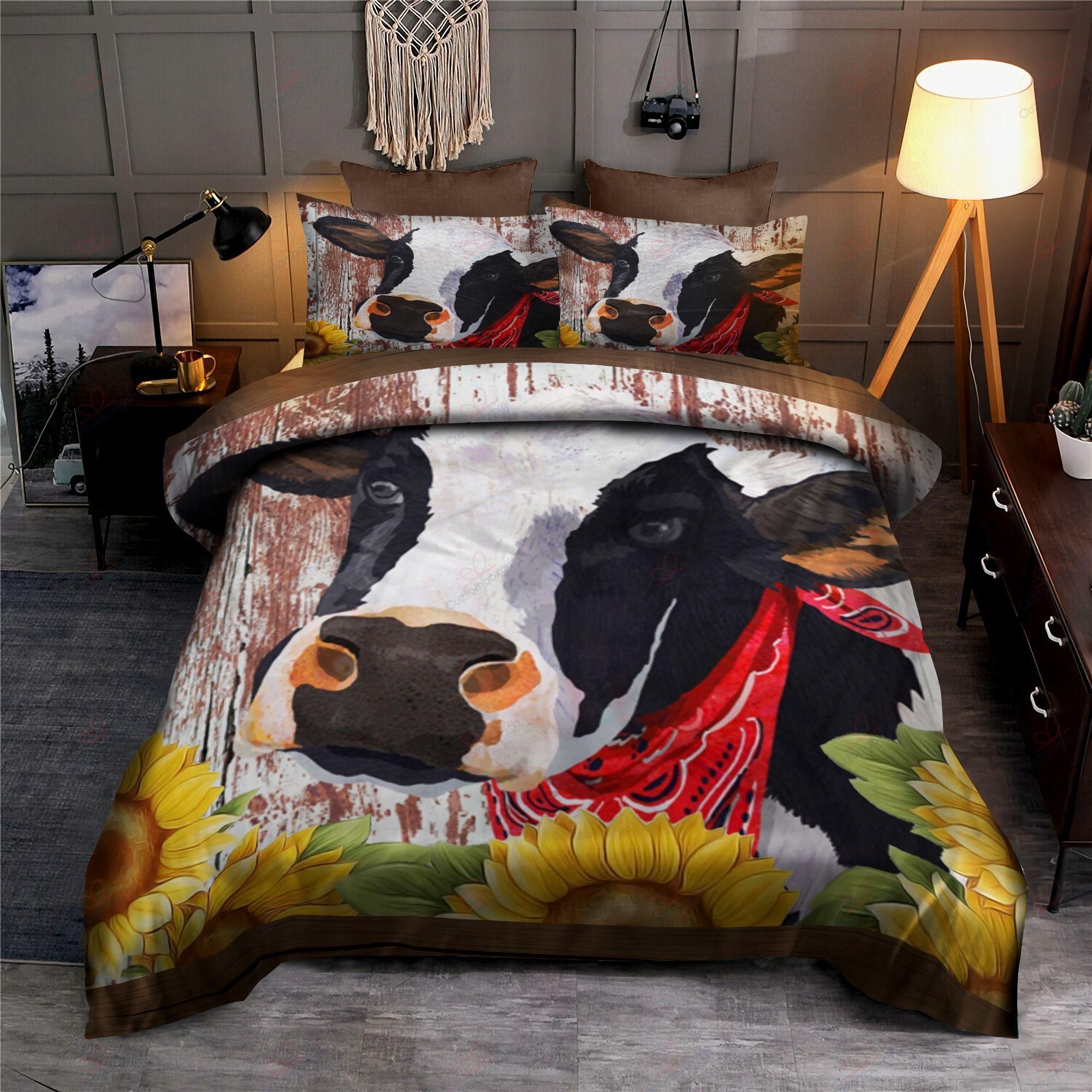 Cow Bedding Set