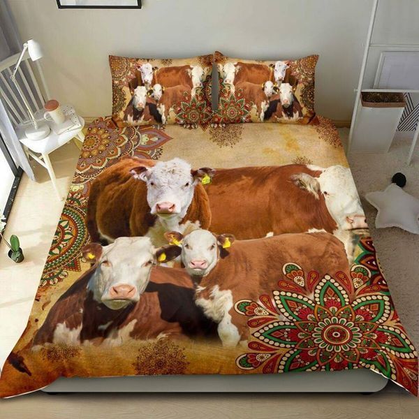 Cow Bedding Set