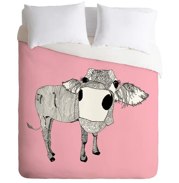 Cow Face Bedding Set