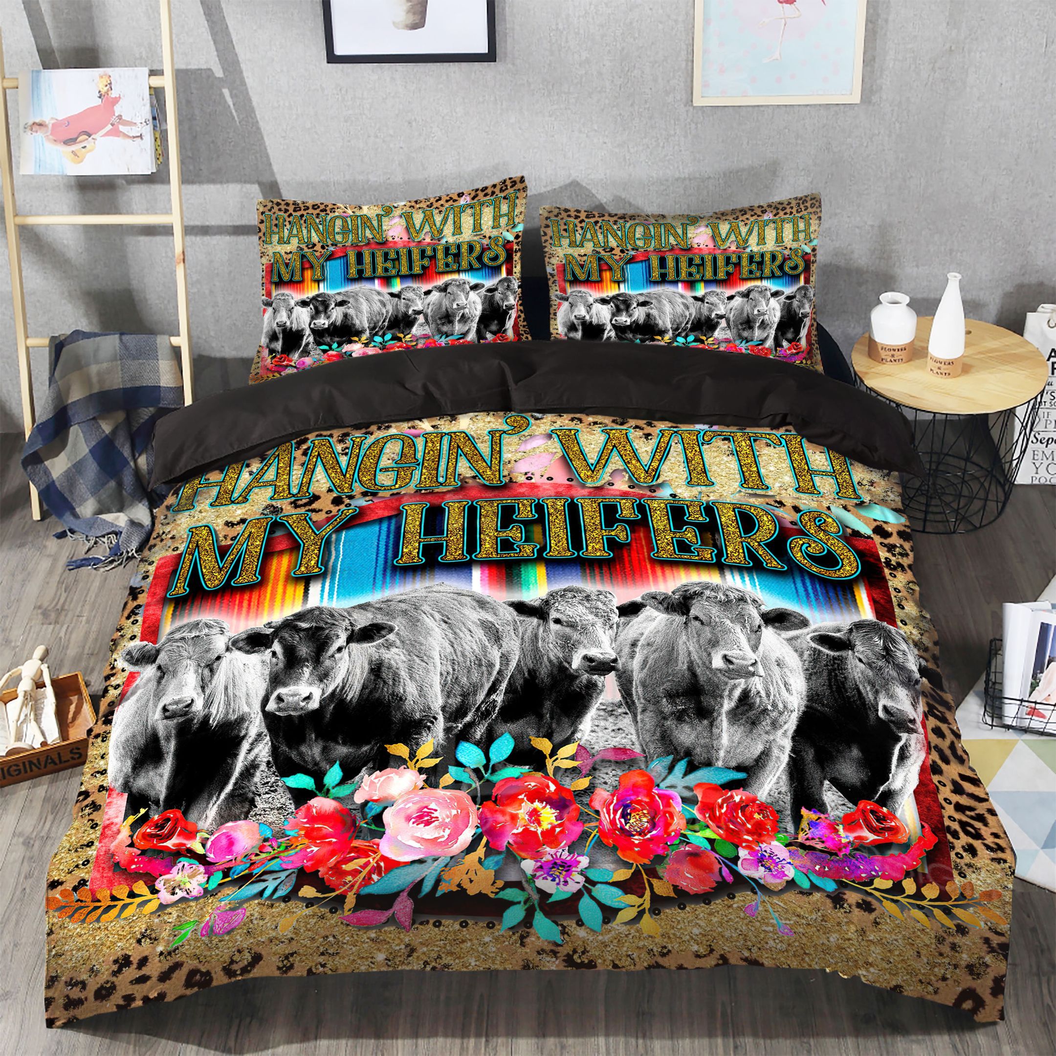 Cow Farm Bedding Set