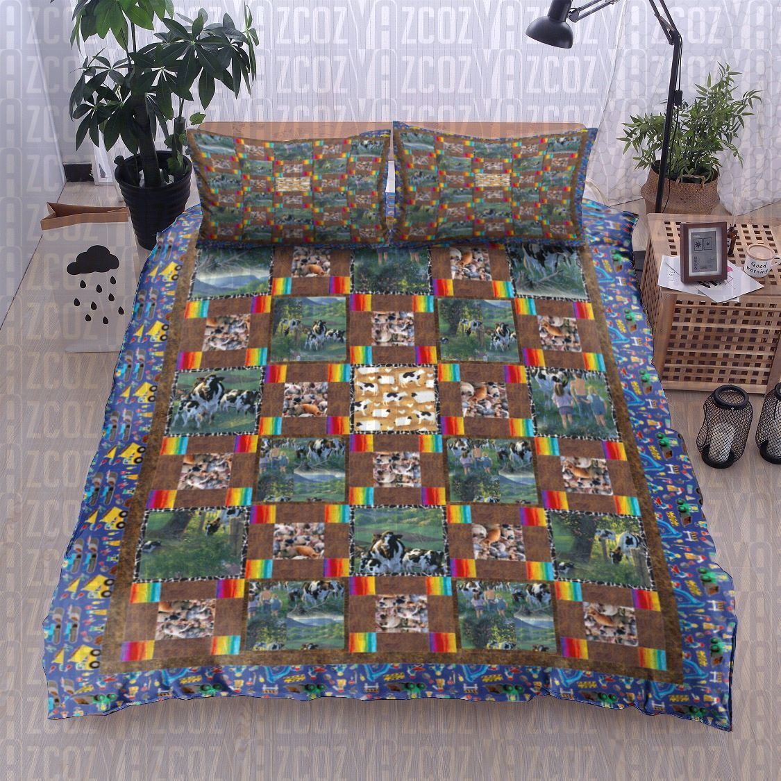Cow Farm Bedding Set