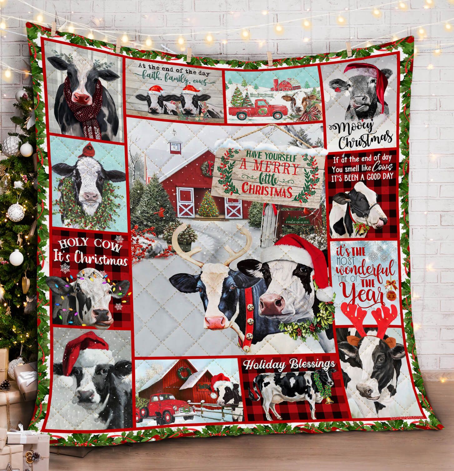 Cow Farm DAC171123 Quilt Blanket