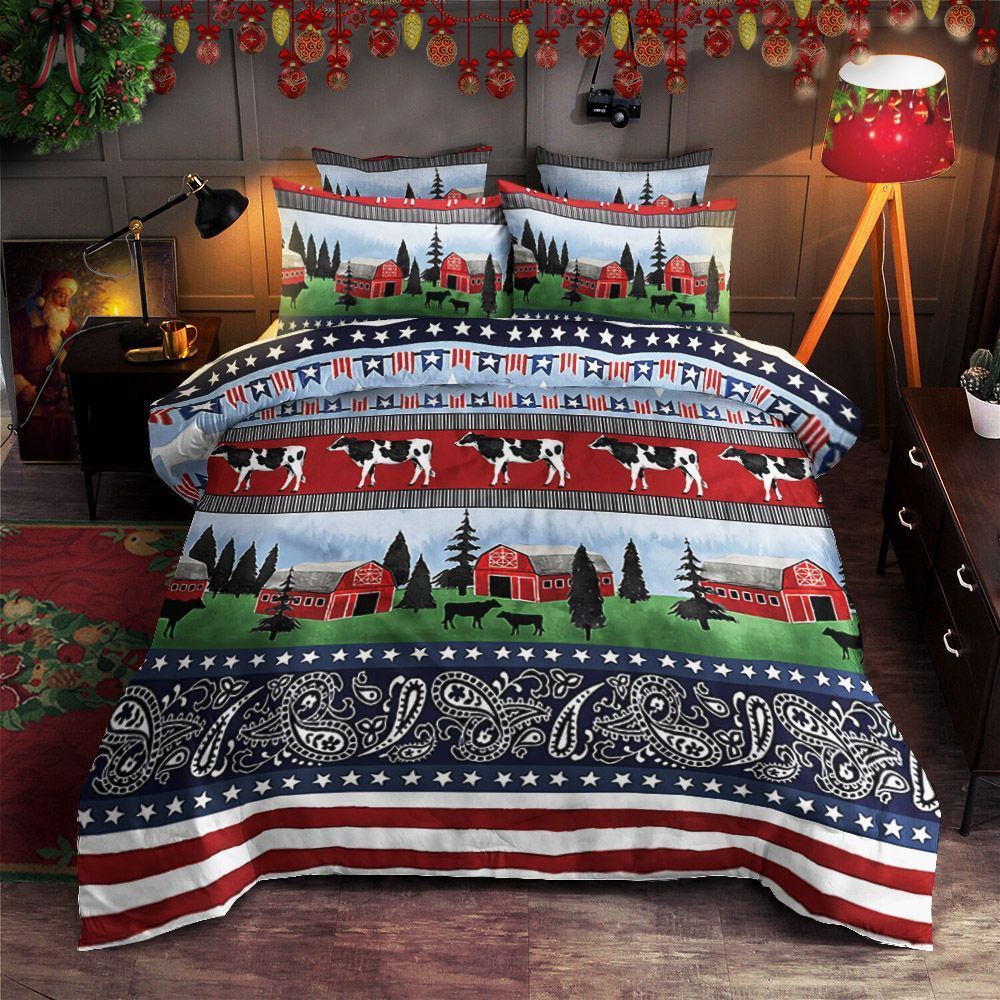 Cow Farm Bedding Set