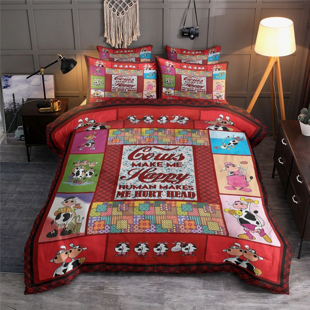 Cow Funny Bedding Set