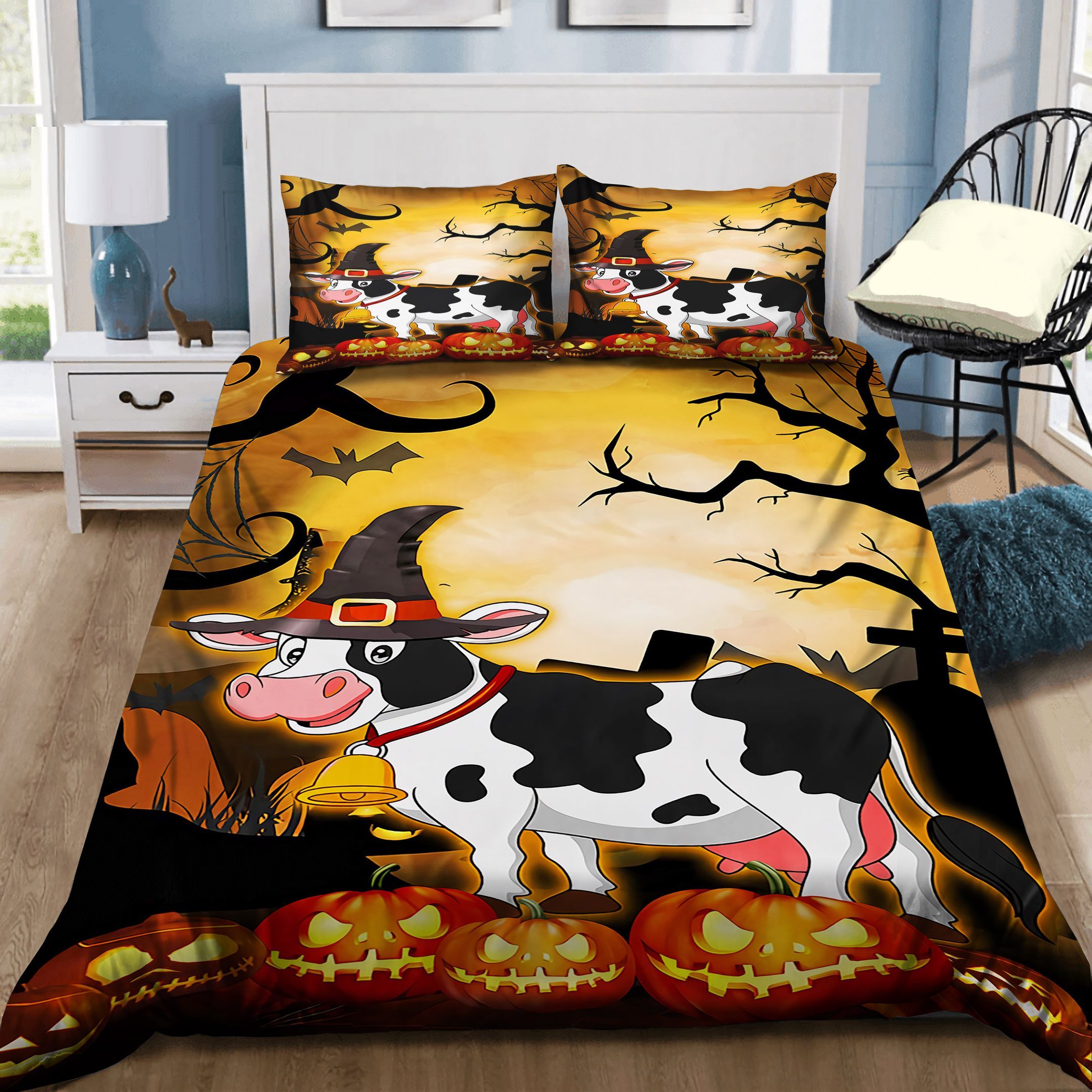 Cow Halloween Bedding Set