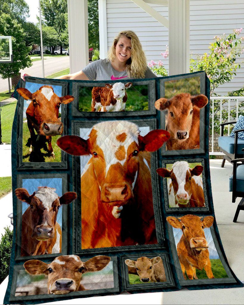 Cow Happy Cows Quilt Blanket DHC31121584TD
