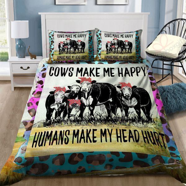 Cow Happy Bedding Set