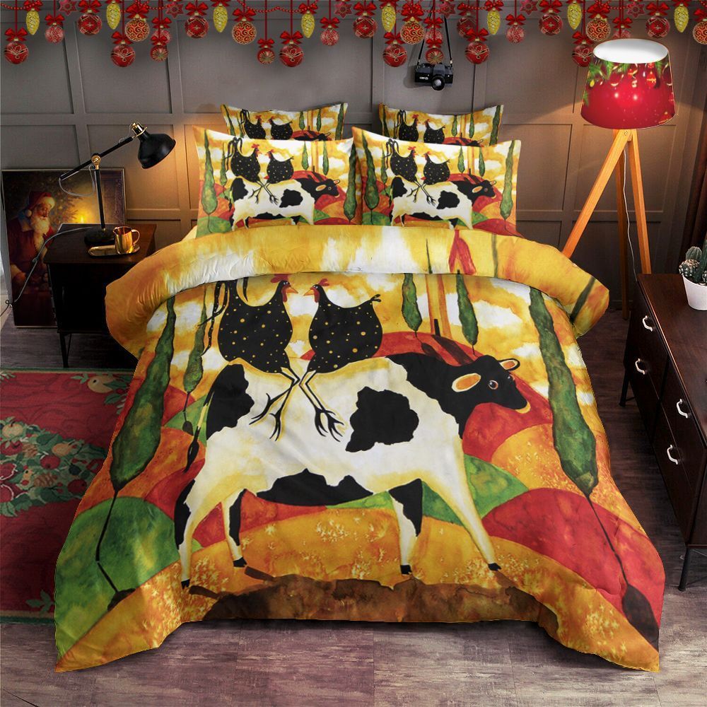 Cow Bedding Set