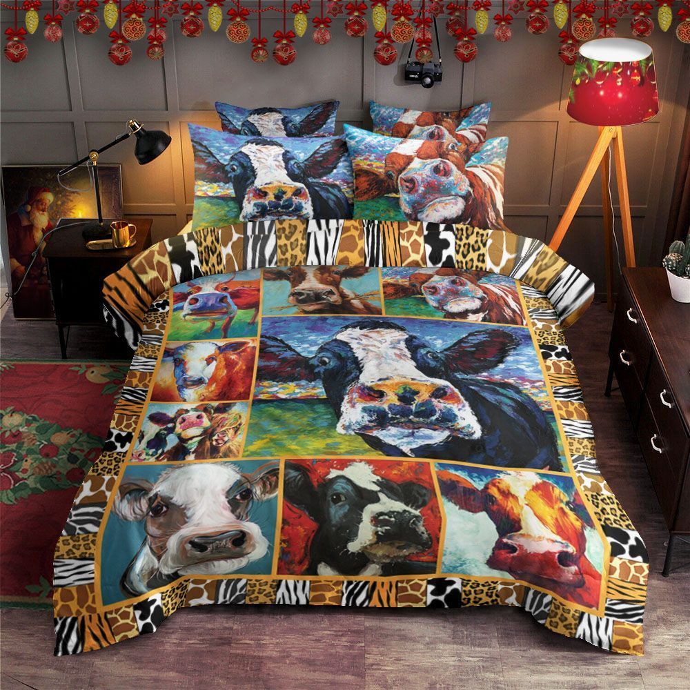 Cow Bedding Set