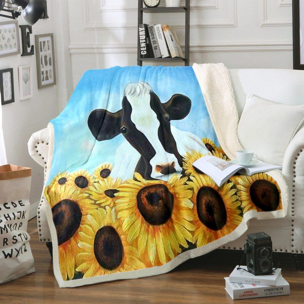 Cow Sherpa Fleece