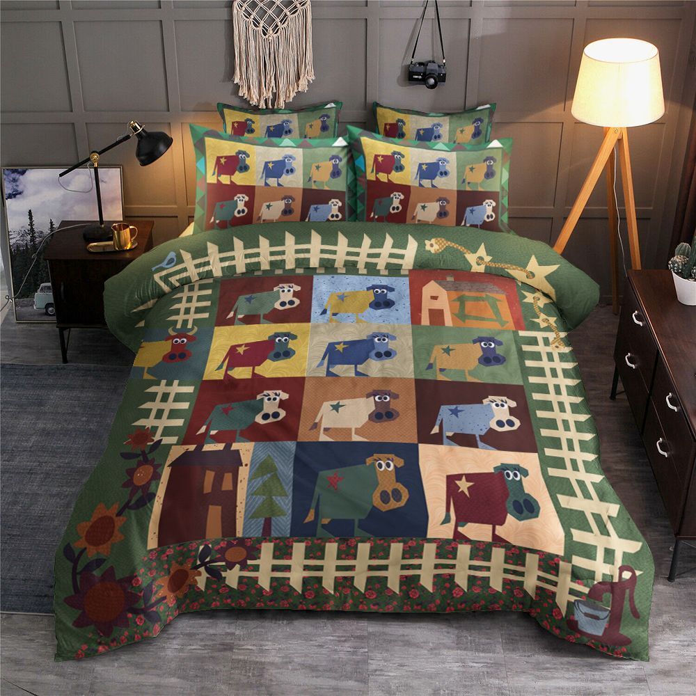 Cow Bedding Set