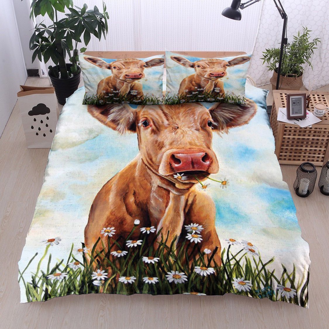Cow Bedding Set
