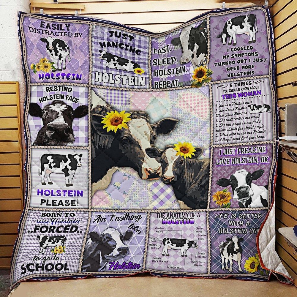 Cow Holstein Please Quilt Blanket DHC3112875TD