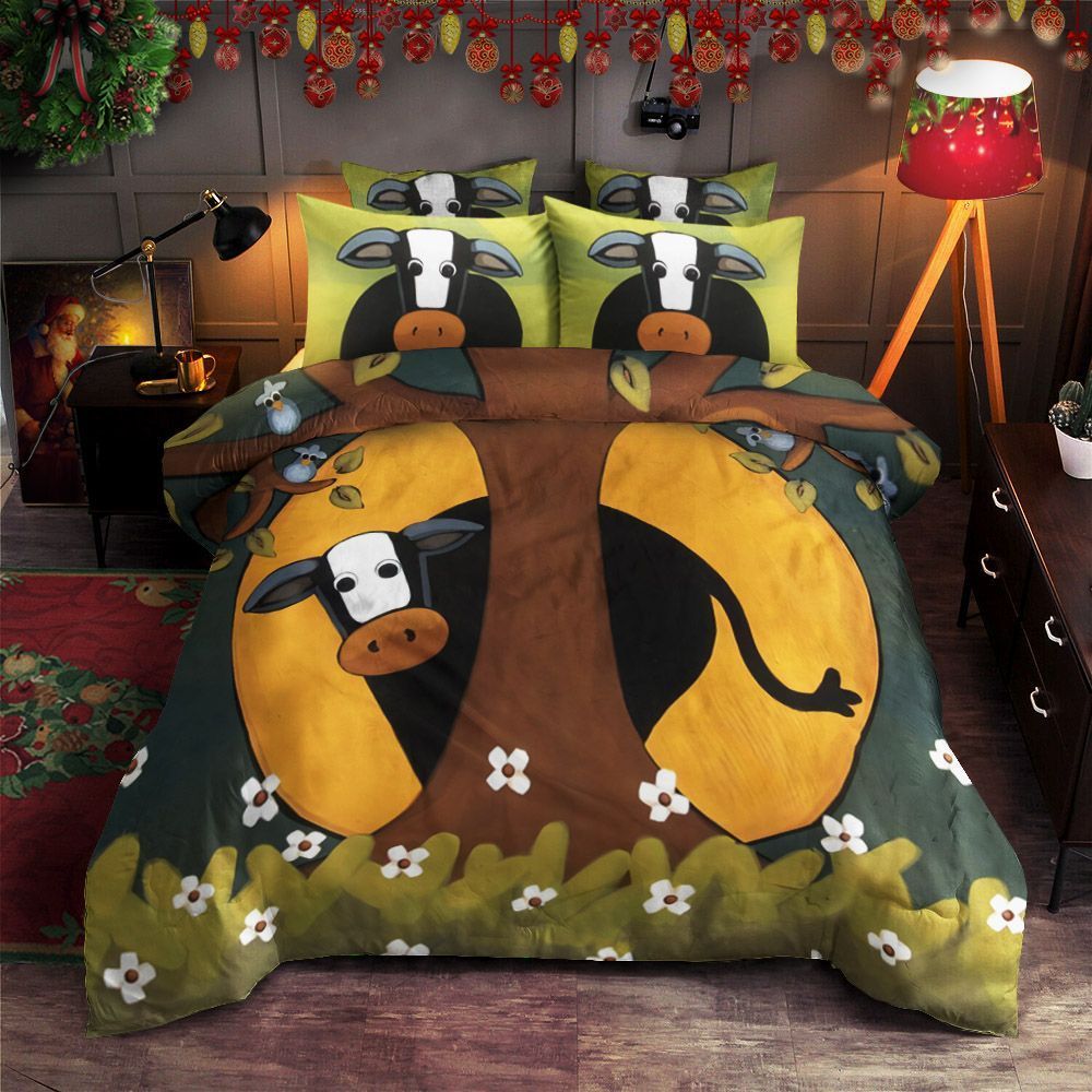 Cow Bedding Set