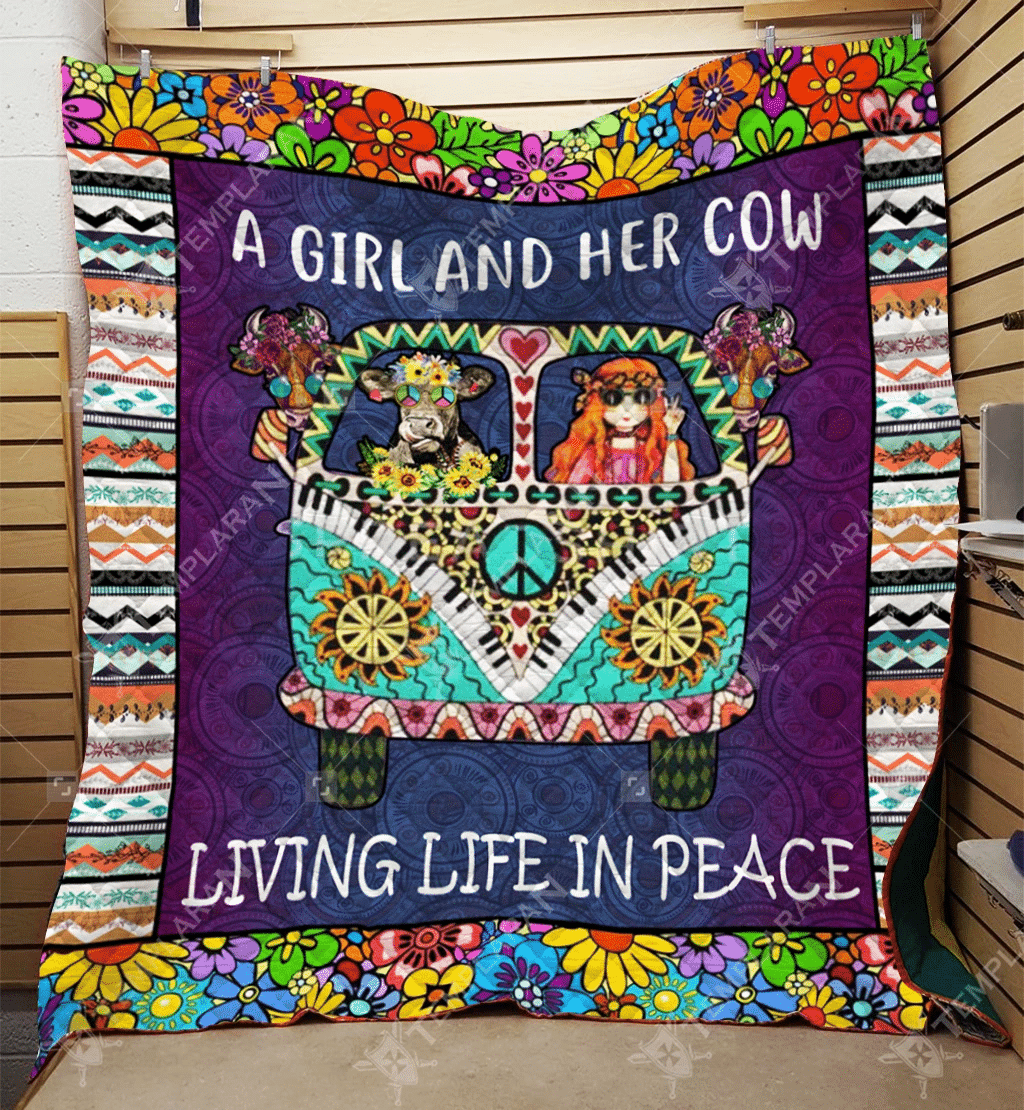 Cow In Peace Quilt Blanket DHC3112535TD