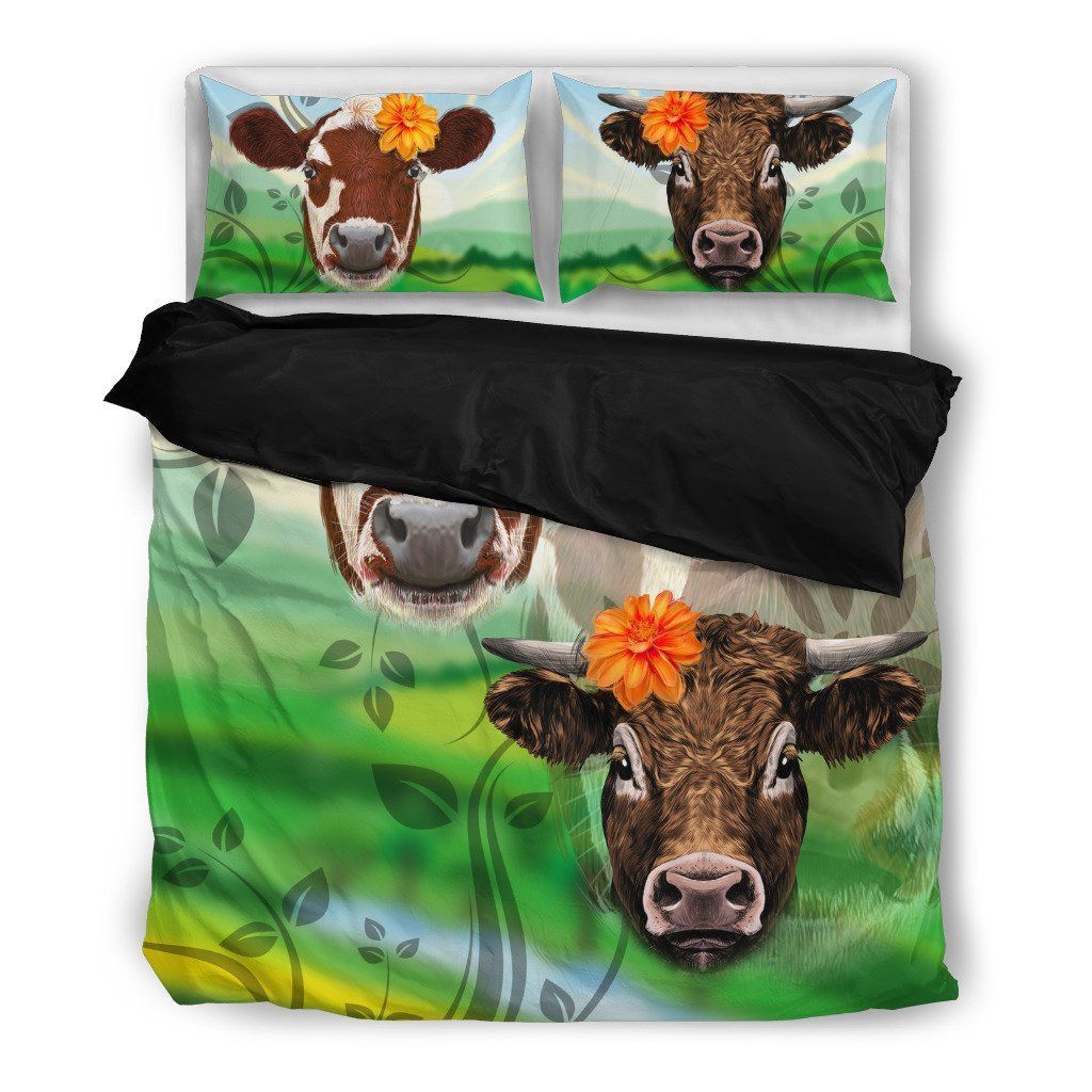 Cow Lover Farm Themed Bedding Set