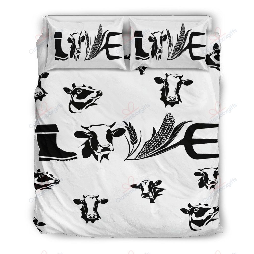 Cow Lovers Printed Bedding Set