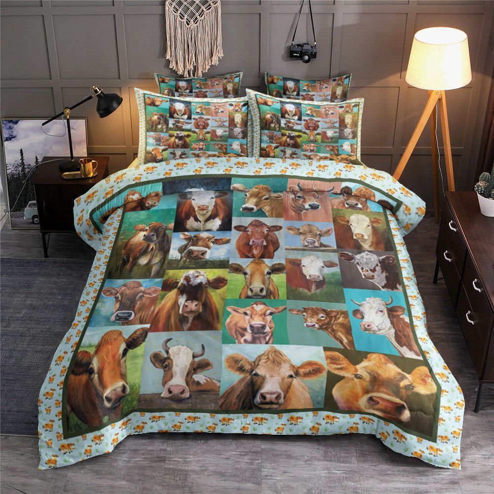 Cow Bedding Set
