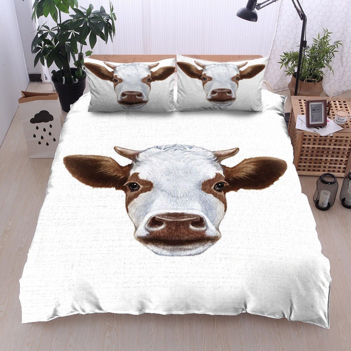Cow Bedding Set