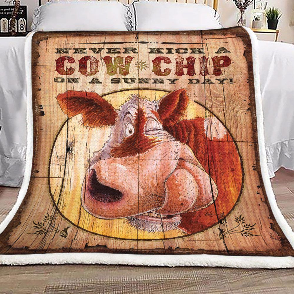 Cow Sherpa Fleece