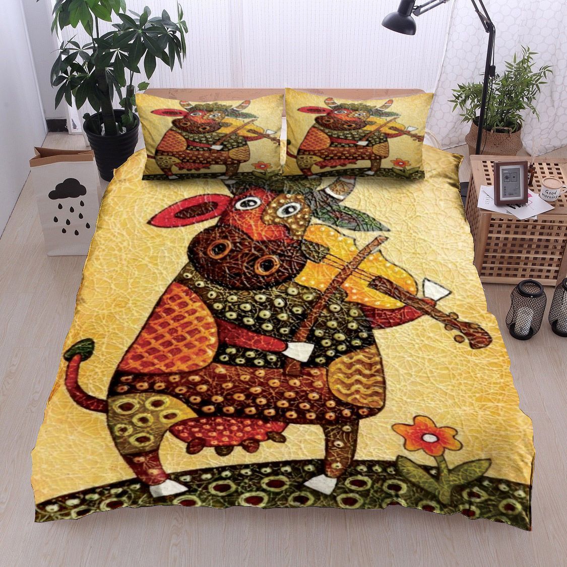 Cow Bedding Set