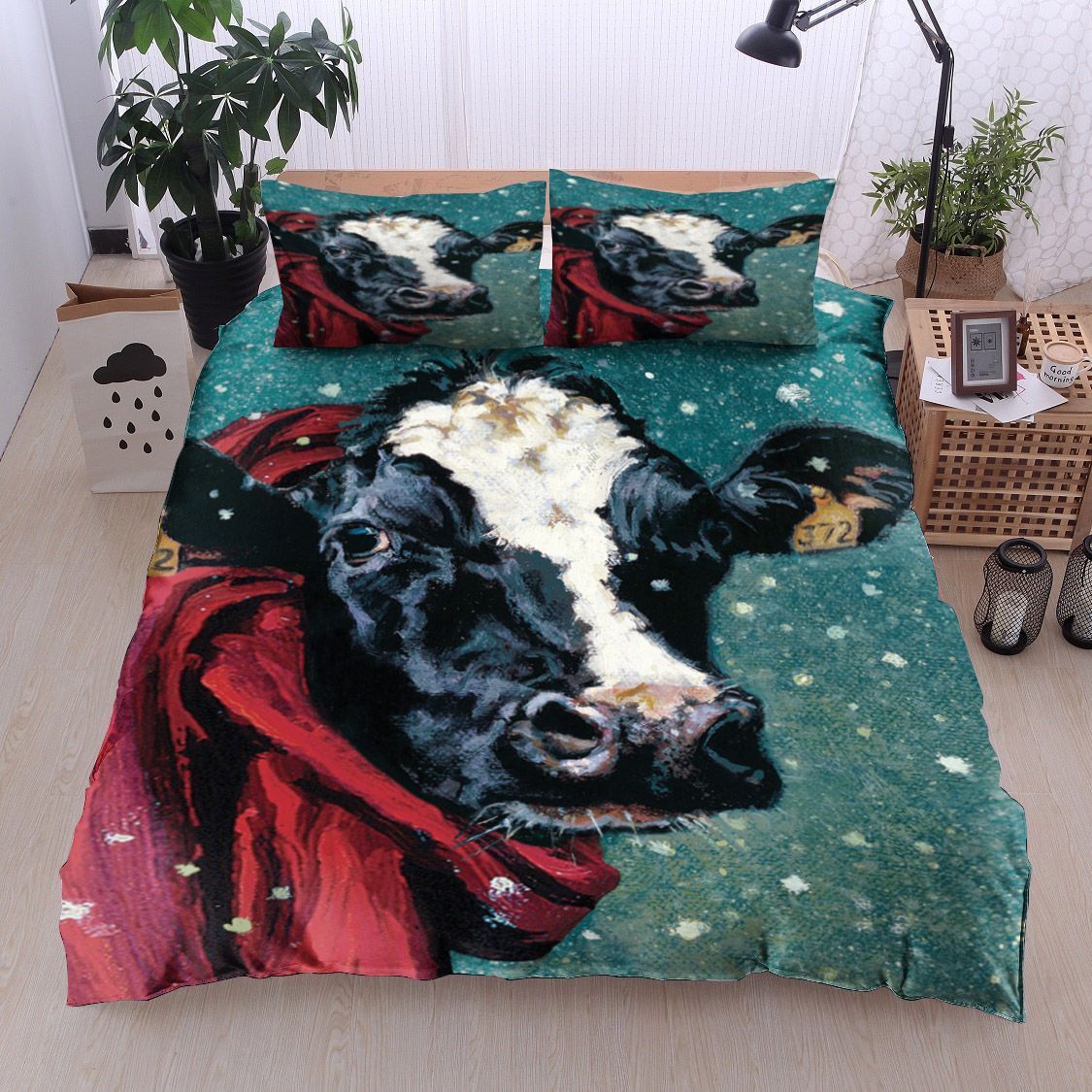 Cow Bedding Set
