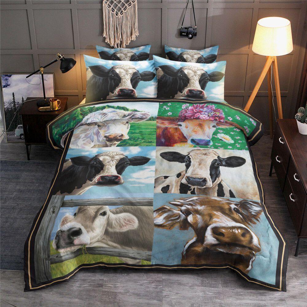 Cow On The Farm Bedding Set