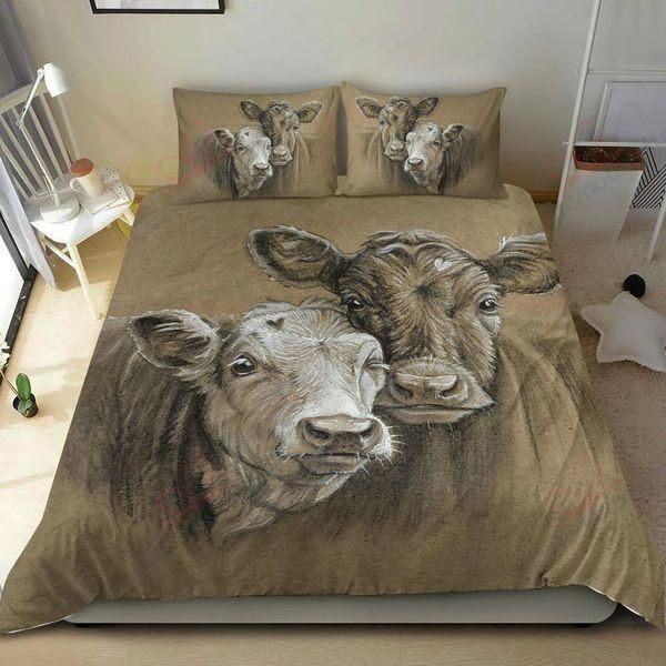Cow Parents Printed Bedding Set