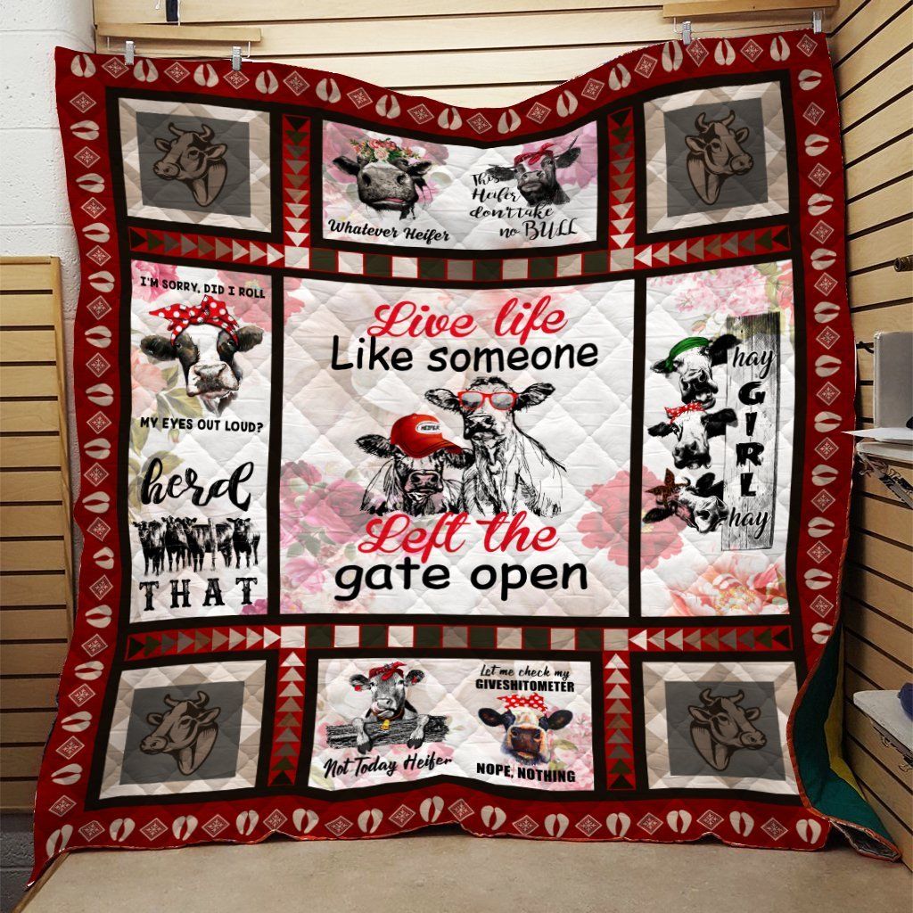 Cow Quilt Blanket DHC0910526VT
