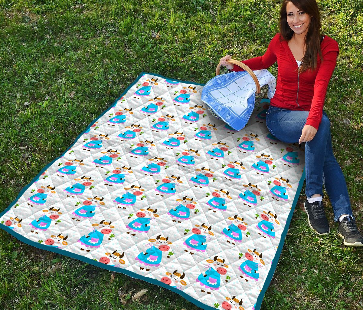 Cow Quilt Blanket DHC1301592VT
