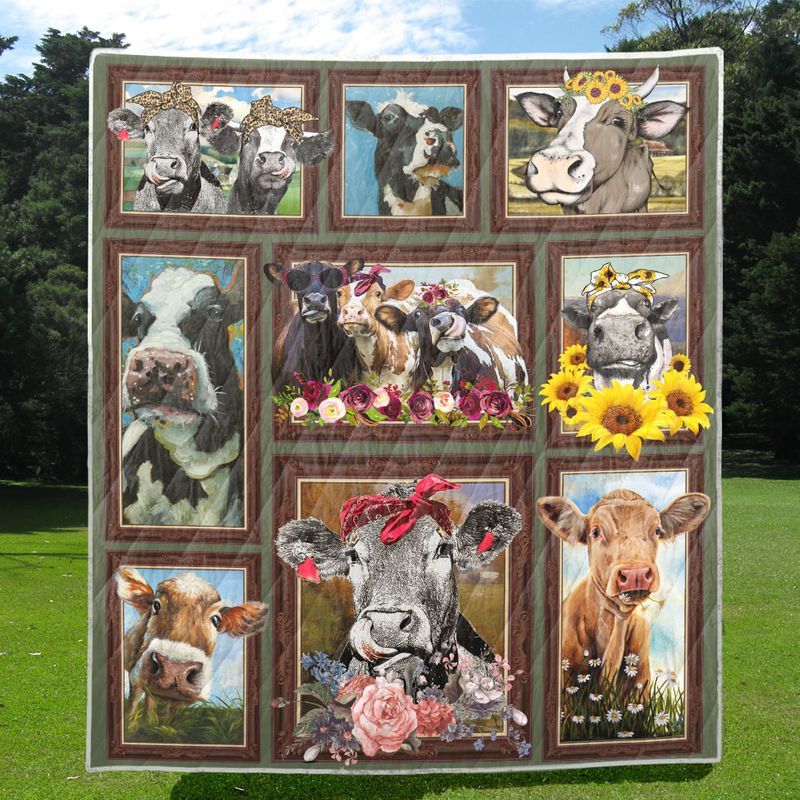 Cow Quilt Blanket DHC13121402VT