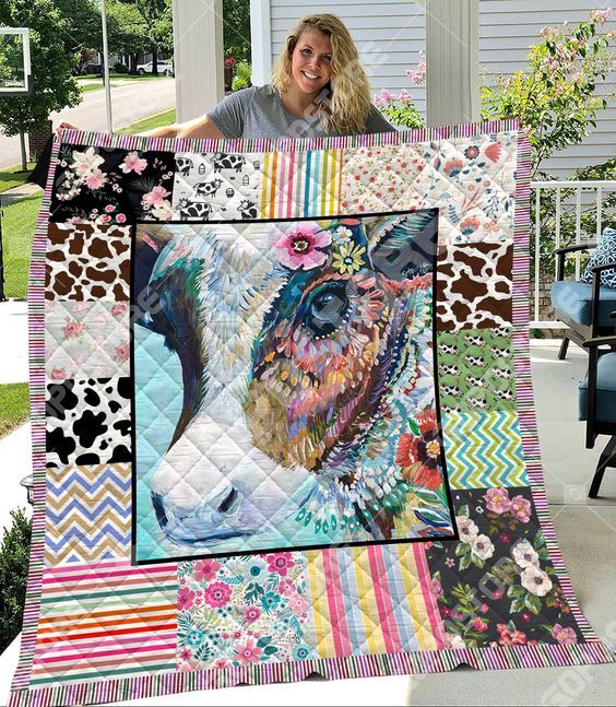 Cow Quilt Blanket DHC1312253VT
