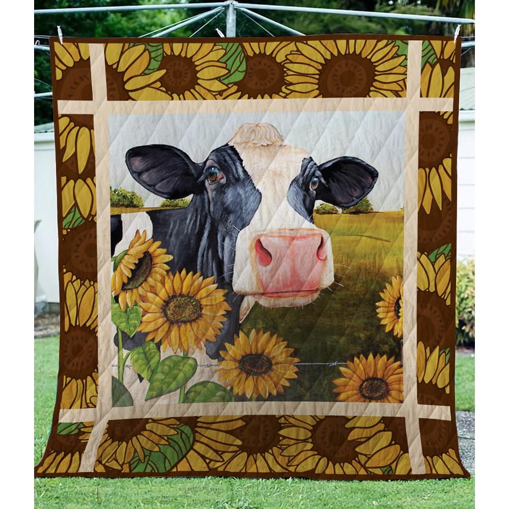 Cow Quilt Blanket Dhc131245Dd